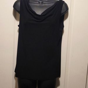 Vintage Suzie sleeveless black shirt.Size medium